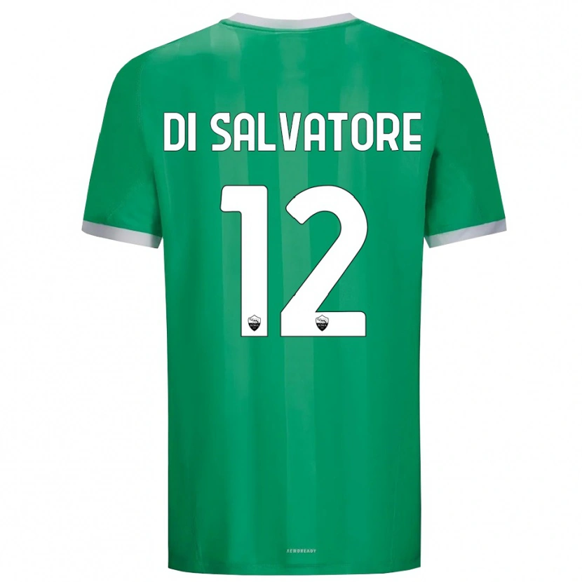 Danxen Mulher Diego Di Salvatore #12 Branco Verde Camisola Guarda-Redes 2025/26 Camisa
