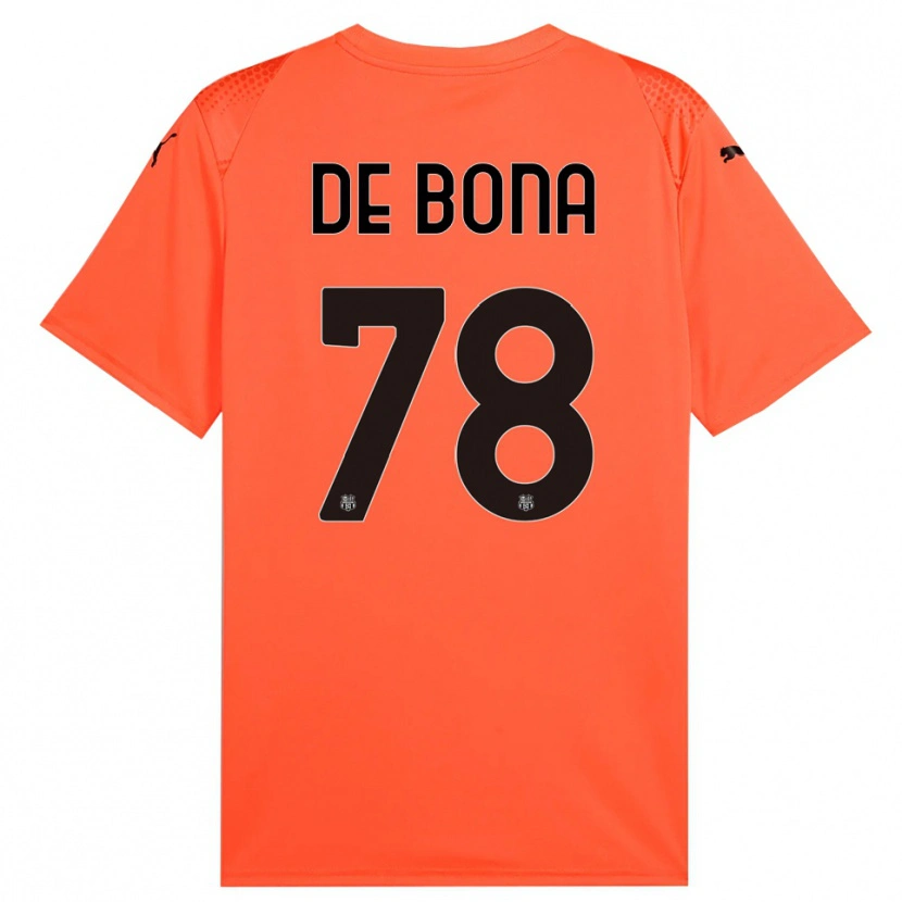 Danxen Mulher Francesca De Bona #78 Preto Laranja Camisola Guarda-Redes 2025/26 Camisa