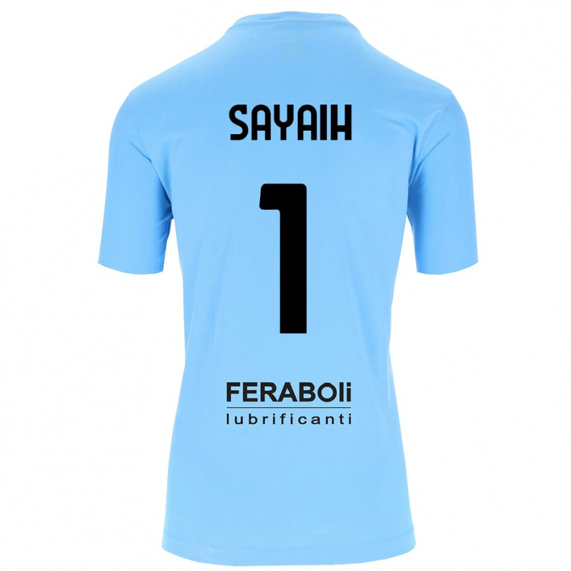 Danxen Mulher Ilyas Sayaih #1 Preto Azul Céu Camisola Guarda-Redes 2025/26 Camisa