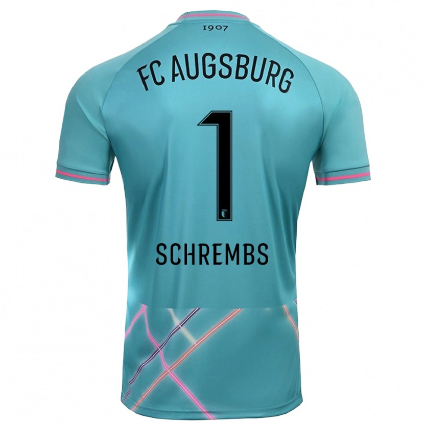 Danxen Mulher Luis Schrembs #1 Verde Mar Claro Camisola Guarda-Redes 2025/26 Camisa