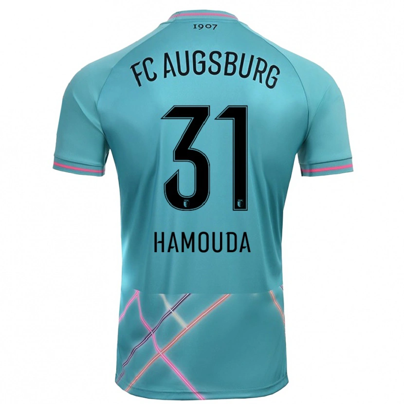 Danxen Mulher Hania Hamouda #31 Verde Mar Claro Camisola Guarda-Redes 2025/26 Camisa