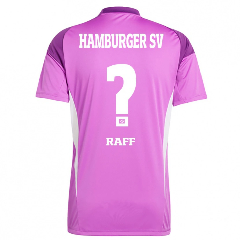 Danxen Mulher Dennis Raff #0 Roxo Lilás Branco Camisola Guarda-Redes 2025/26 Camisa