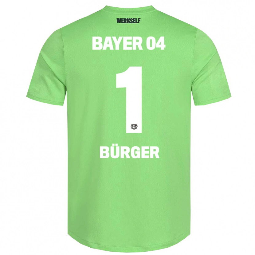 Danxen Mulher Elias Bürger #1 Branco Verde Claro Camisola Guarda-Redes 2025/26 Camisa