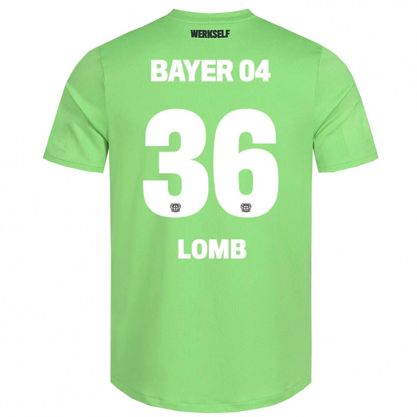 Danxen Mulher Niklas Lomb #36 Branco Verde Claro Camisola Guarda-Redes 2025/26 Camisa