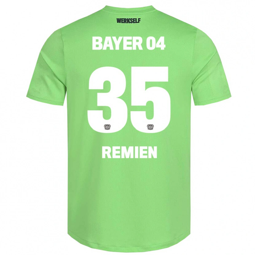 Danxen Mulher Louisa Remien #35 Branco Verde Claro Camisola Guarda-Redes 2025/26 Camisa