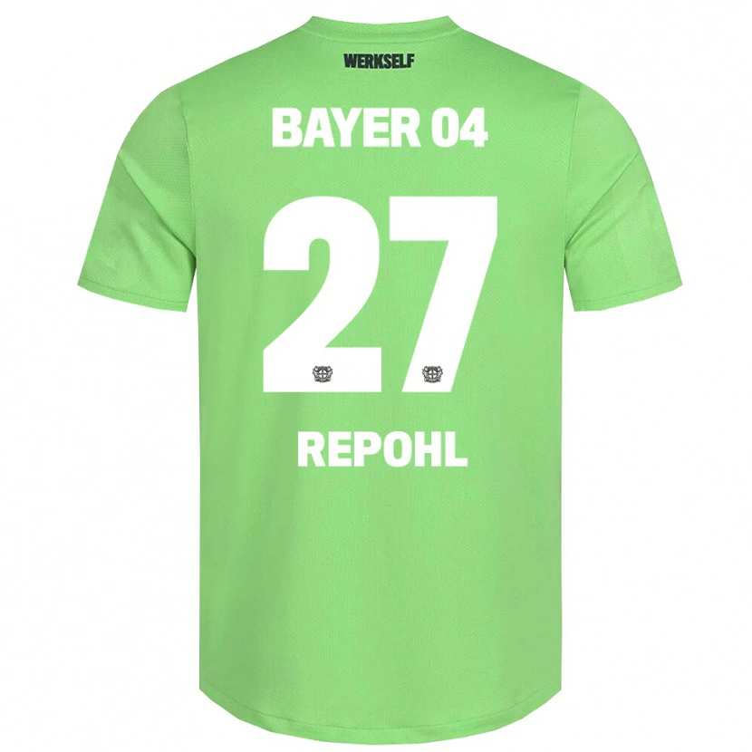 Danxen Mulher Friederike Repohl #27 Branco Verde Claro Camisola Guarda-Redes 2025/26 Camisa