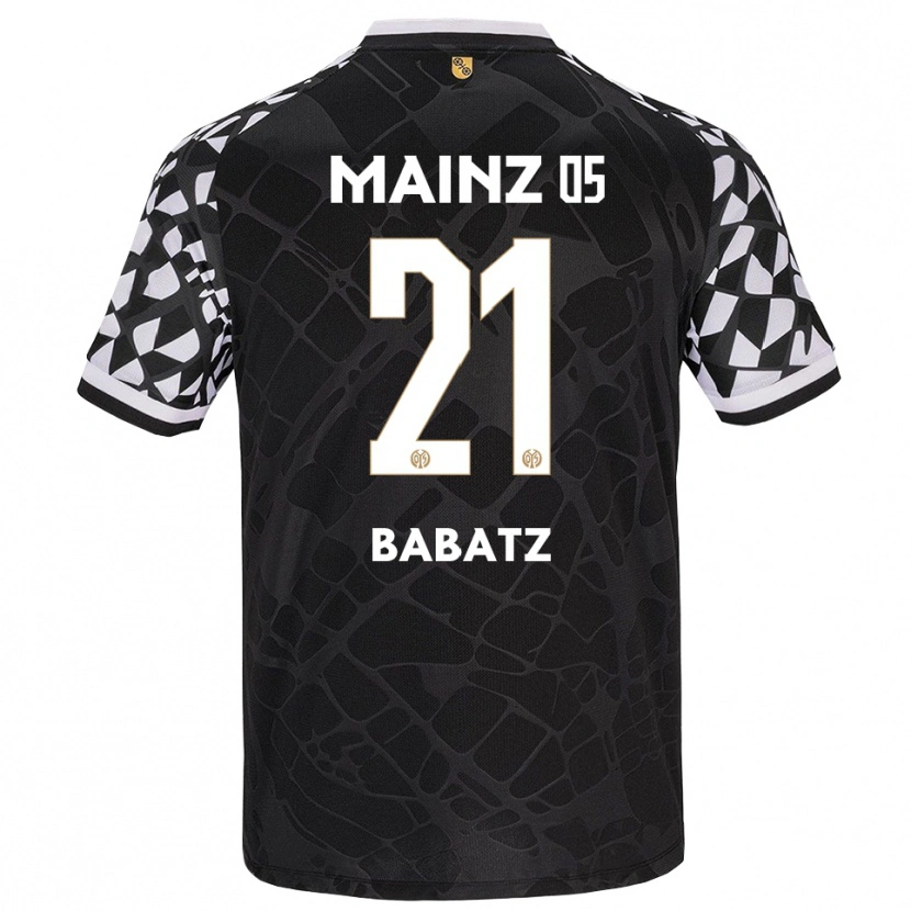 Danxen Mulher Louis Babatz #21 Branco Preto Camisola Guarda-Redes 2025/26 Camisa