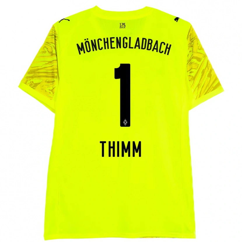 Danxen Mulher Joshua Thimm #1 Preto Amarelo Camisola Guarda-Redes 2025/26 Camisa