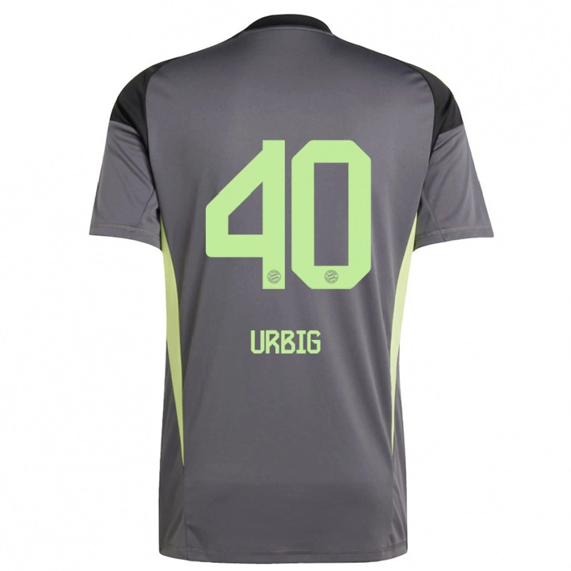 Danxen Mulher Jonas Urbig #40 Amarelo Verde Preto Camisola Guarda-Redes 2025/26 Camisa