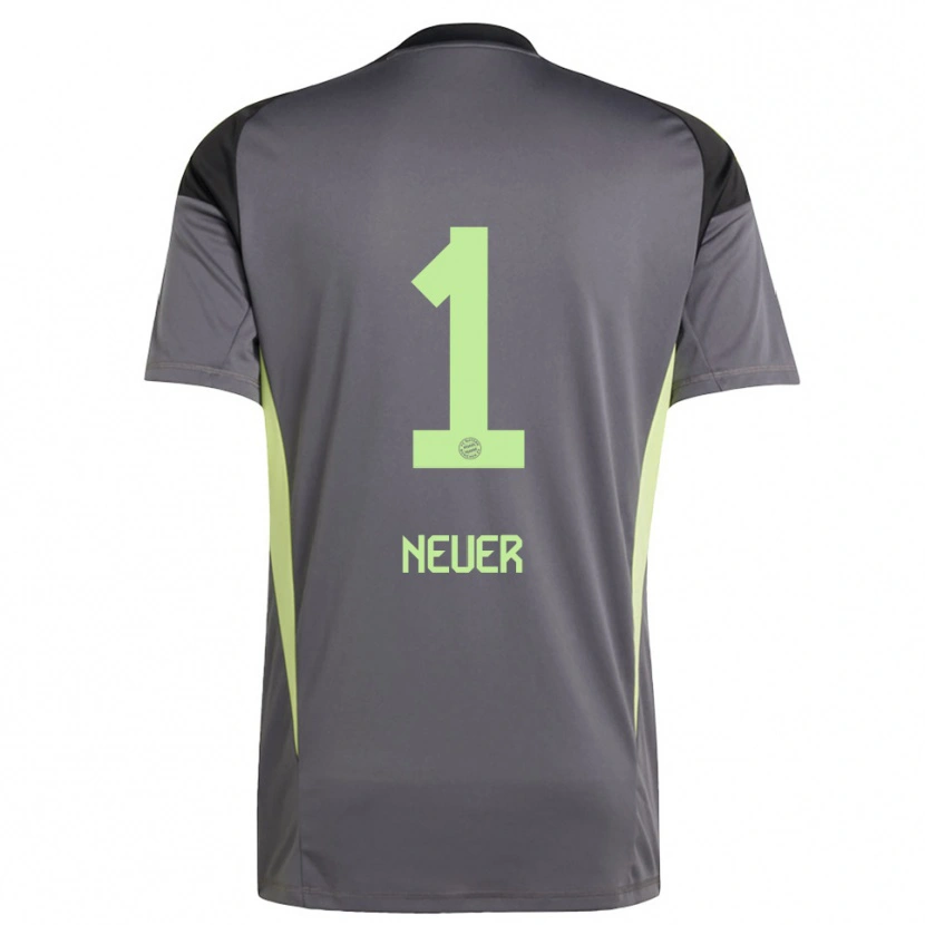 Danxen Mulher Manuel Neuer #1 Amarelo Verde Preto Camisola Guarda-Redes 2025/26 Camisa