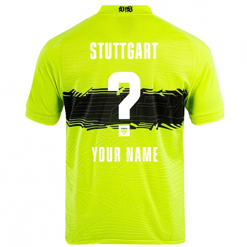 Danxen Mulher VfB Stuttgart Preto Amarelo Verde Camisola Guarda-Redes 2025/26 Camisa