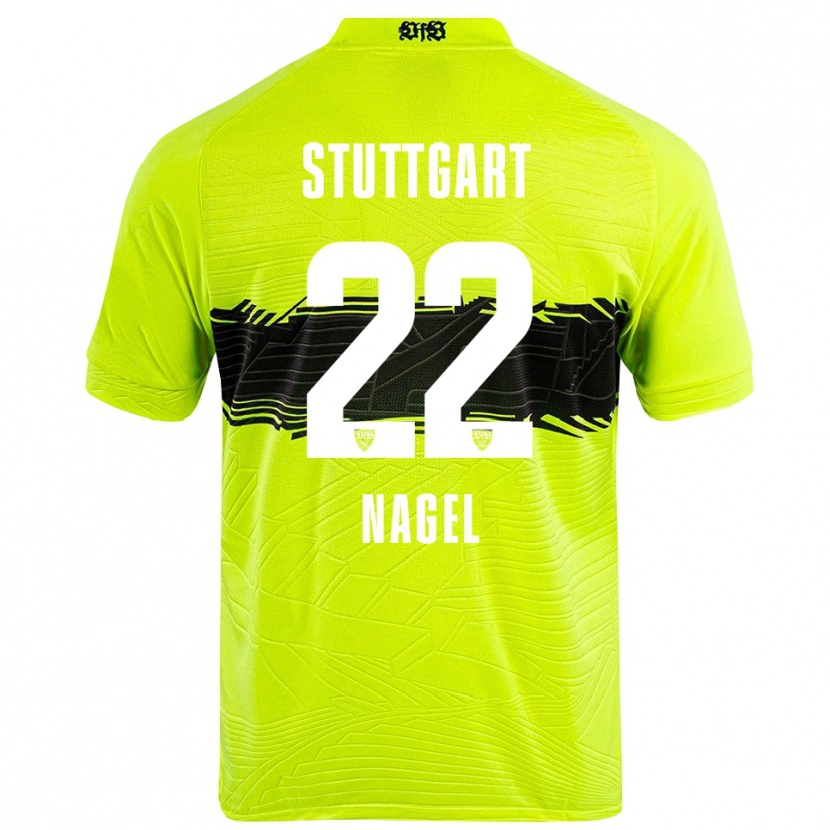 Danxen Mulher Lucas Nagel #22 Preto Amarelo Verde Camisola Guarda-Redes 2025/26 Camisa