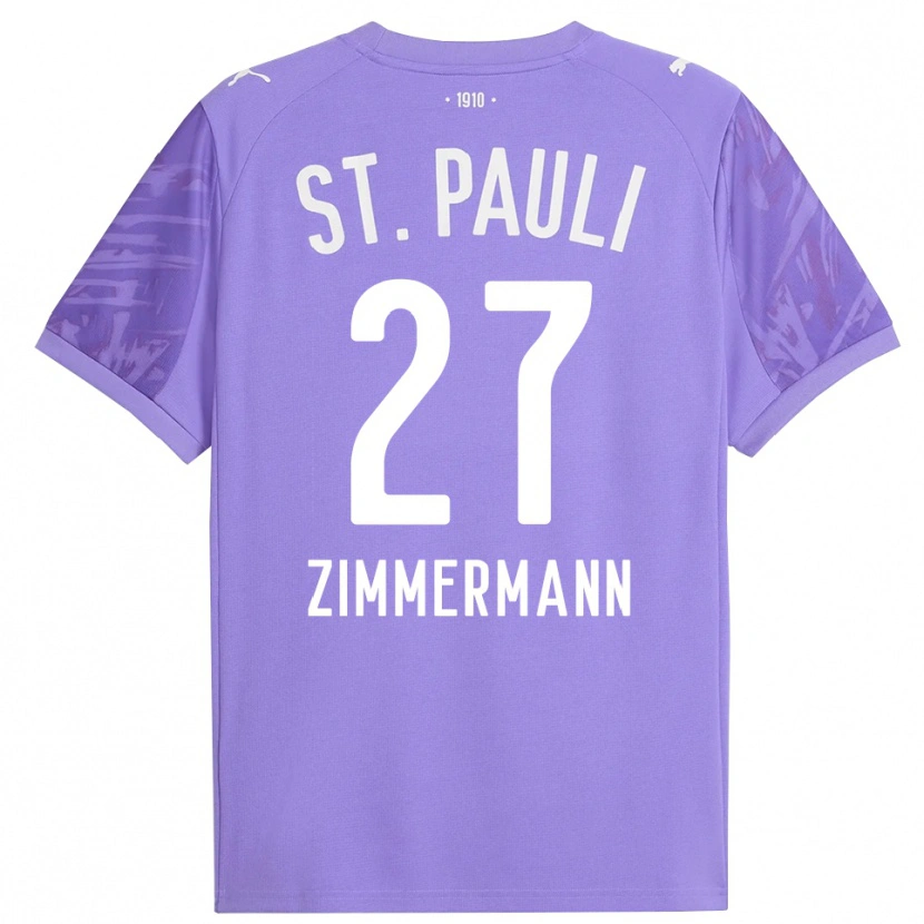 Danxen Mulher Tara Zimmermann #27 Preto Roxo Médio Camisola Guarda-Redes 2025/26 Camisa