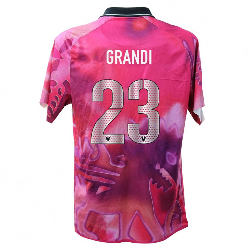 Danxen Mulher Matteo Grandi #23 Rosa Profundo Camisola Guarda-Redes 2025/26 Camisa