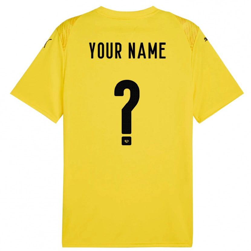 Danxen Mulher Palermo FC Amarelo Preto Camisola Guarda-Redes 2025/26 Camisa