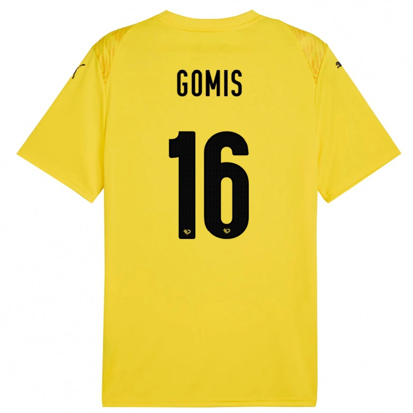 Danxen Mulher Alfred Gomis #16 Amarelo Preto Camisola Guarda-Redes 2025/26 Camisa