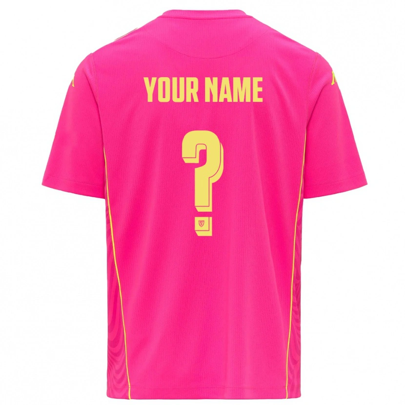 Danxen Mulher Spezia Calcio Rosa Profundo Amarelo Camisola Guarda-Redes 2025/26 Camisa
