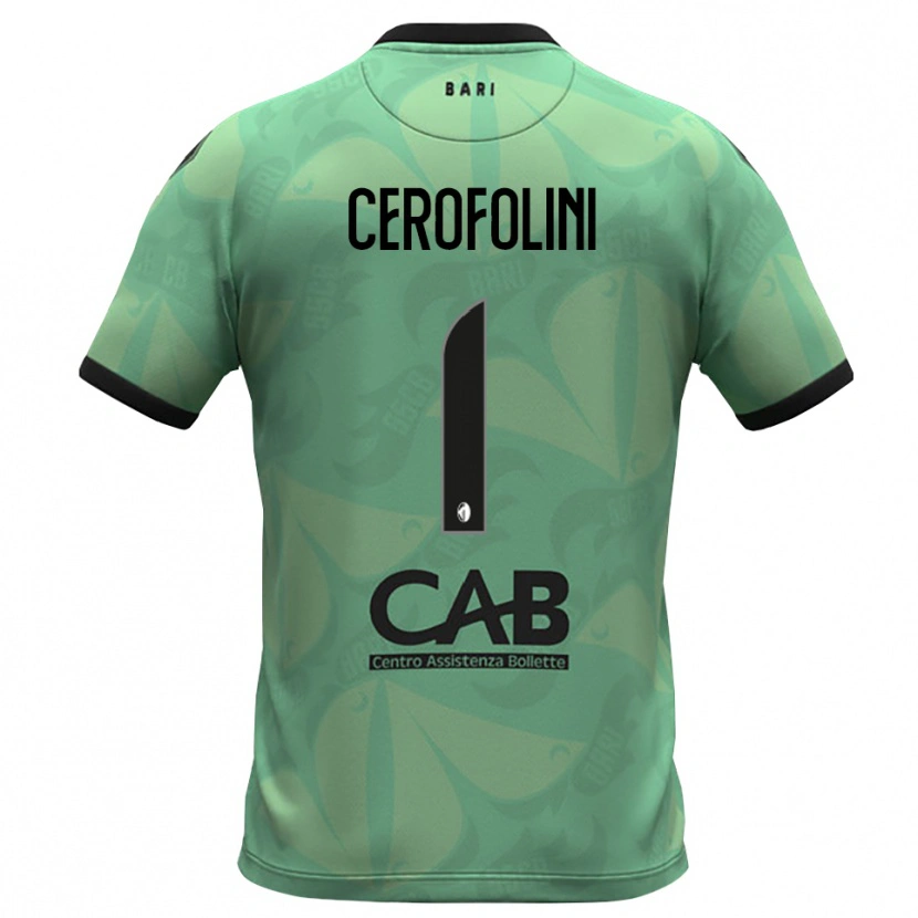 Danxen Mulher Michele Cerofolini #1 Verde Mar Escuro Camisola Guarda-Redes 2025/26 Camisa
