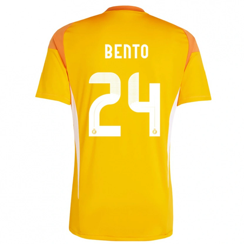 Danxen Mulher Bento #24 Branco Laranja Amarelo Camisola Guarda-Redes 2025/26 Camisa