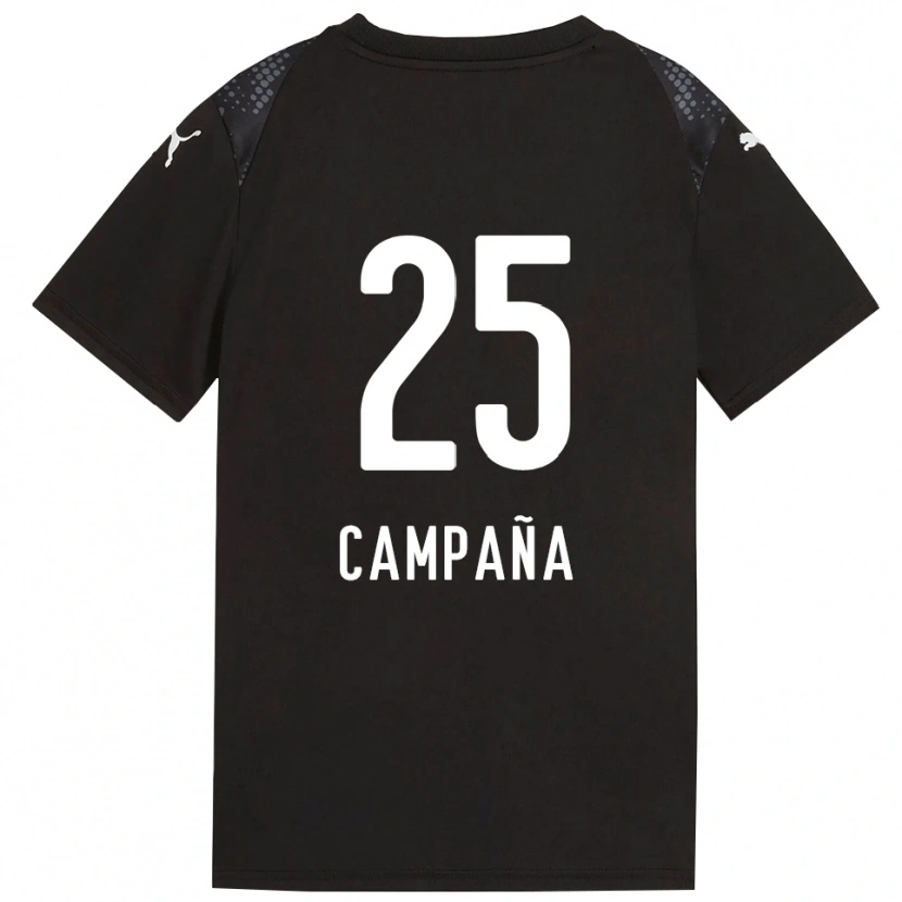 Danxen Mulher Martín Campaña #25 Dourado Negro Camisola Guarda-Redes 2025/26 Camisa