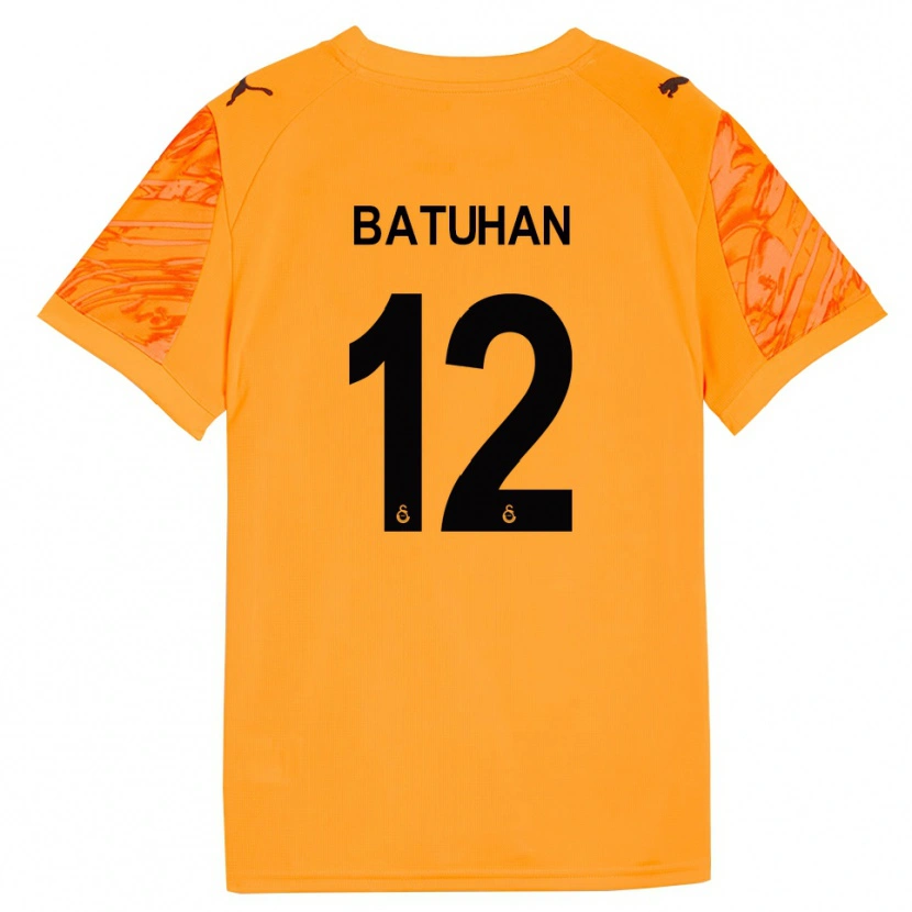 Danxen Mulher Batuhan Şen #12 Preto Laranja Escuro Camisola Guarda-Redes 2025/26 Camisa