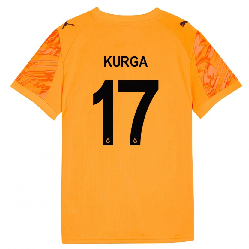 Danxen Mulher Handan Kurğa #17 Preto Laranja Escuro Camisola Guarda-Redes 2025/26 Camisa