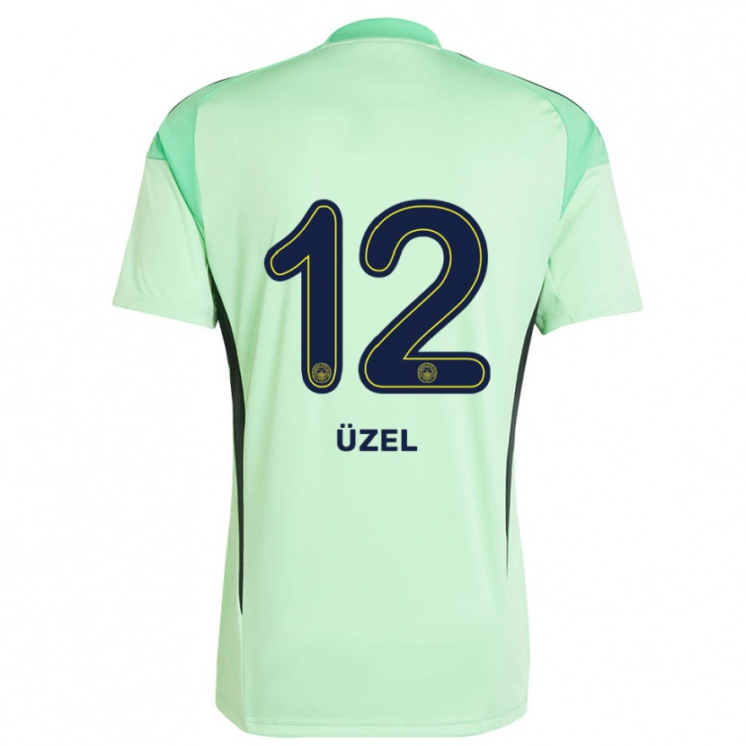 Danxen Mulher Nevzat Üzel #12 Preto Verde Claro Camisola Guarda-Redes 2025/26 Camisa