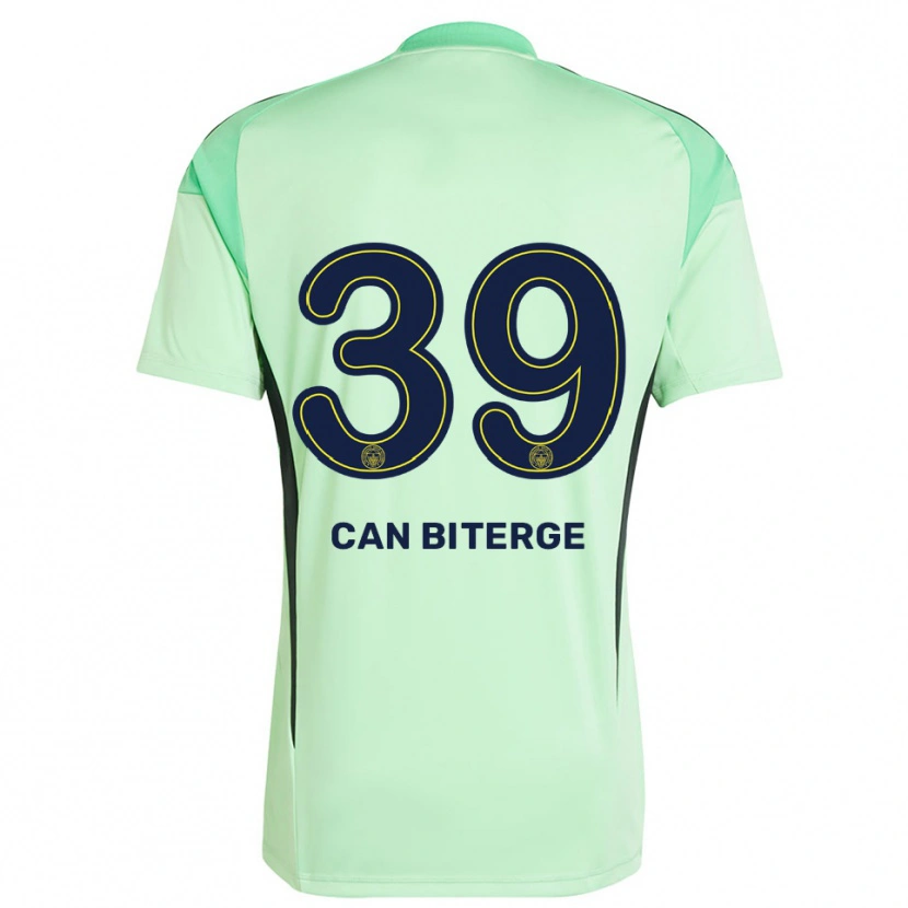 Danxen Mulher Engin Can Biterge #39 Preto Verde Claro Camisola Guarda-Redes 2025/26 Camisa