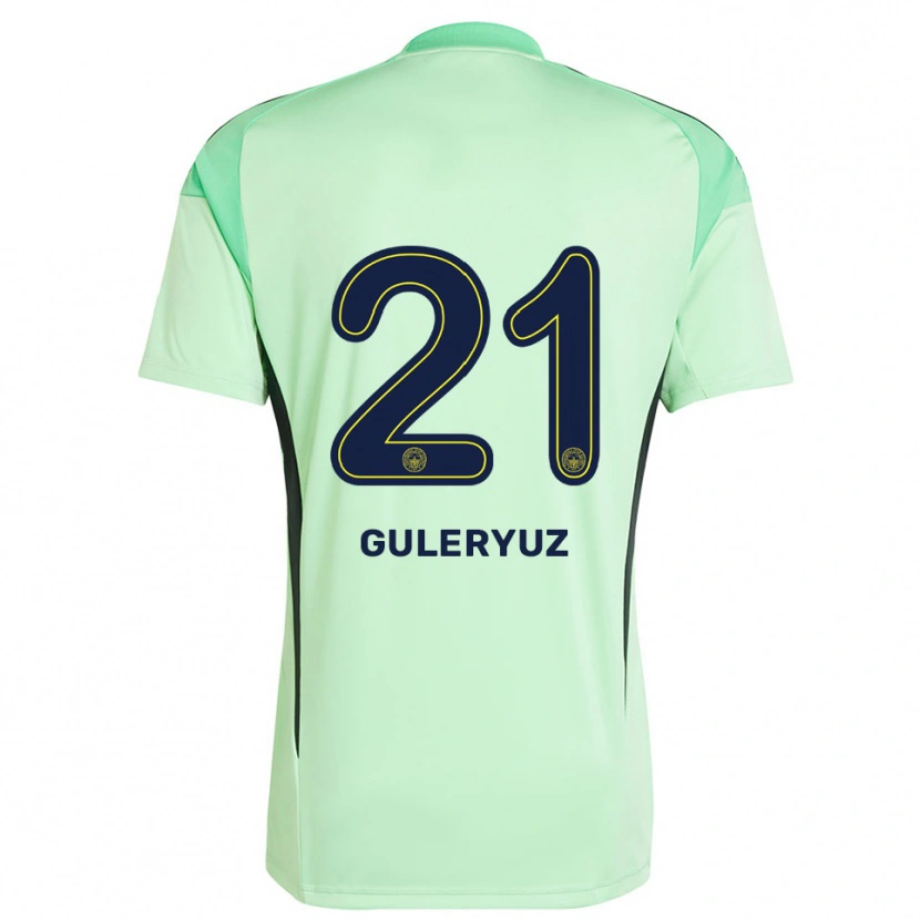 Danxen Mulher Göknur Güleryüz #21 Preto Verde Claro Camisola Guarda-Redes 2025/26 Camisa