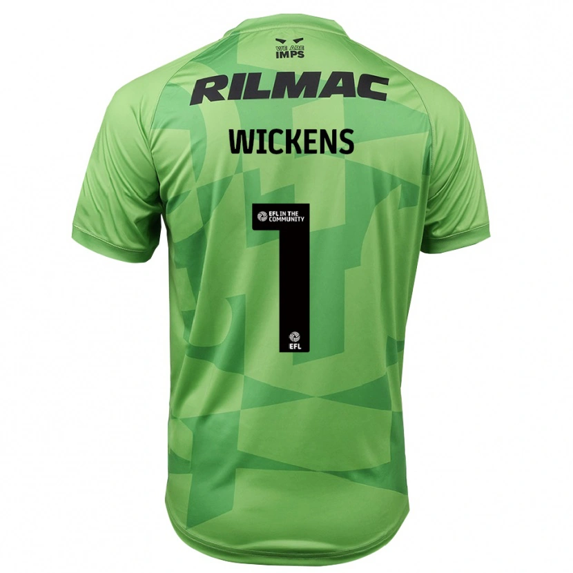 Danxen Mulher George Wickens #1 Verde Claro Camisola Guarda-Redes 2025/26 Camisa