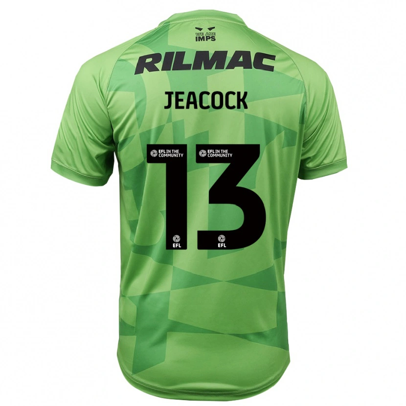 Danxen Mulher Zach Jeacock #13 Verde Claro Camisola Guarda-Redes 2025/26 Camisa