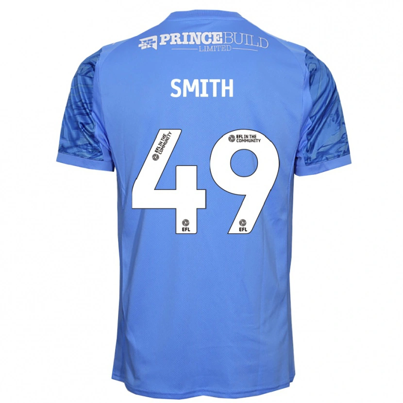 Danxen Mulher Bastian Smith #49 Azul Dodging Camisola Guarda-Redes 2025/26 Camisa
