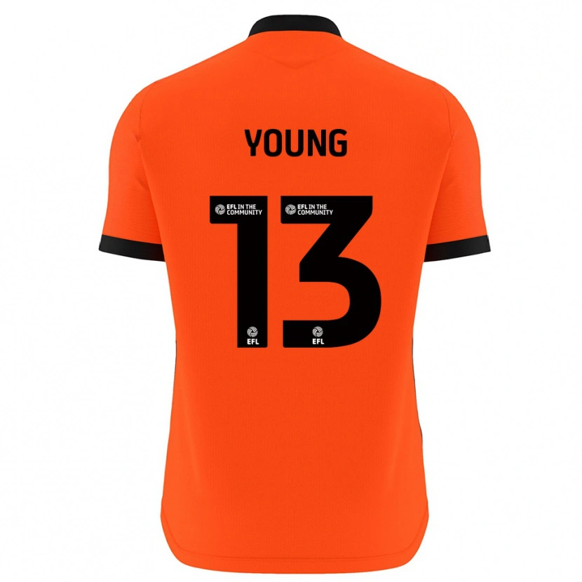 Danxen Mulher Brad Young #13 Preto Vermelho Camisola Guarda-Redes 2025/26 Camisa