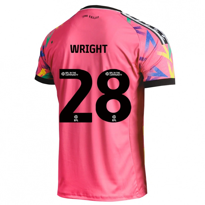 Danxen Mulher Jordan Wright #28 Magenta Camisola Guarda-Redes 2025/26 Camisa