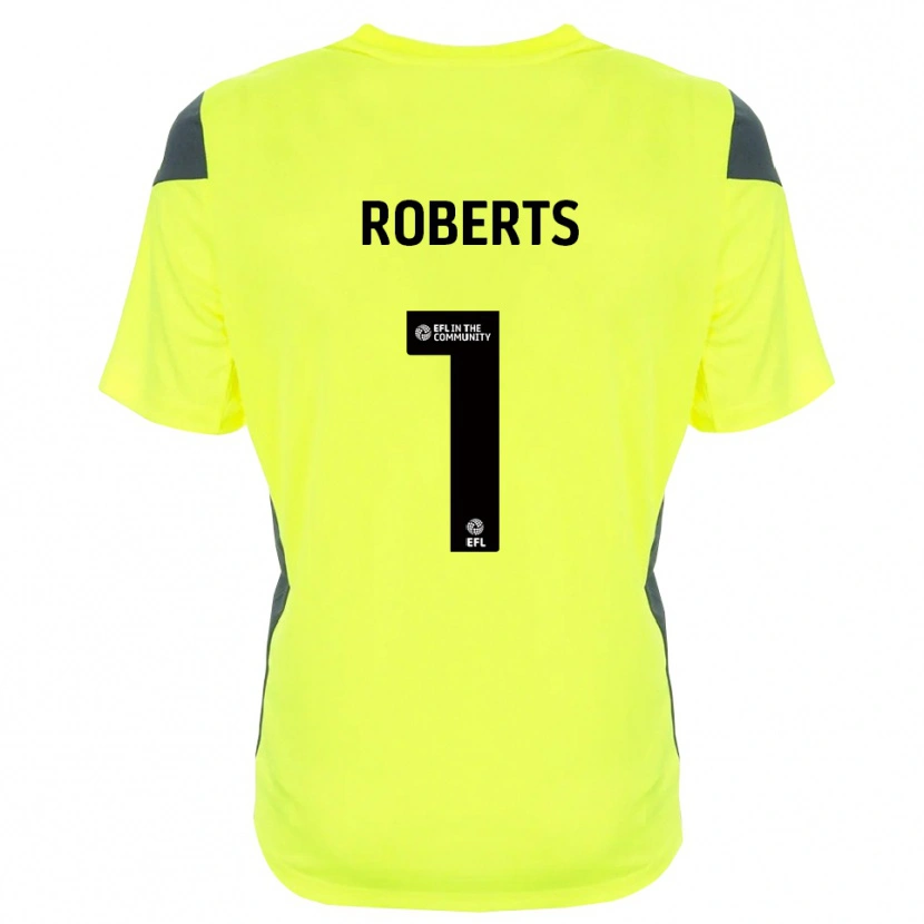 Danxen Mulher Myles Roberts #1 Preto Verde Fluorescente Camisola Guarda-Redes 2025/26 Camisa