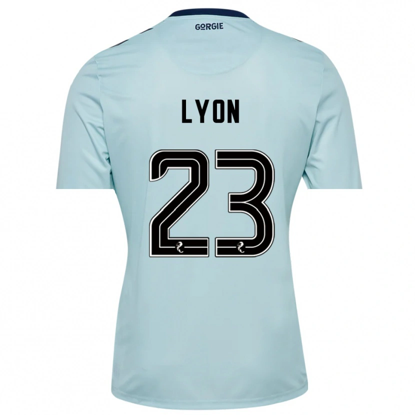 Danxen Mulher Jack Lyon #23 Preto Azul Claro Camisola Guarda-Redes 2025/26 Camisa