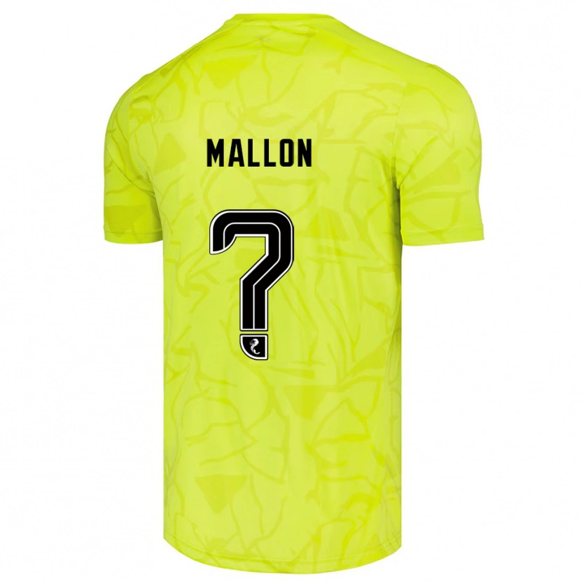 Danxen Mulher Ryan Mallon #0 Amarelo Preto Camisola Guarda-Redes 2025/26 Camisa