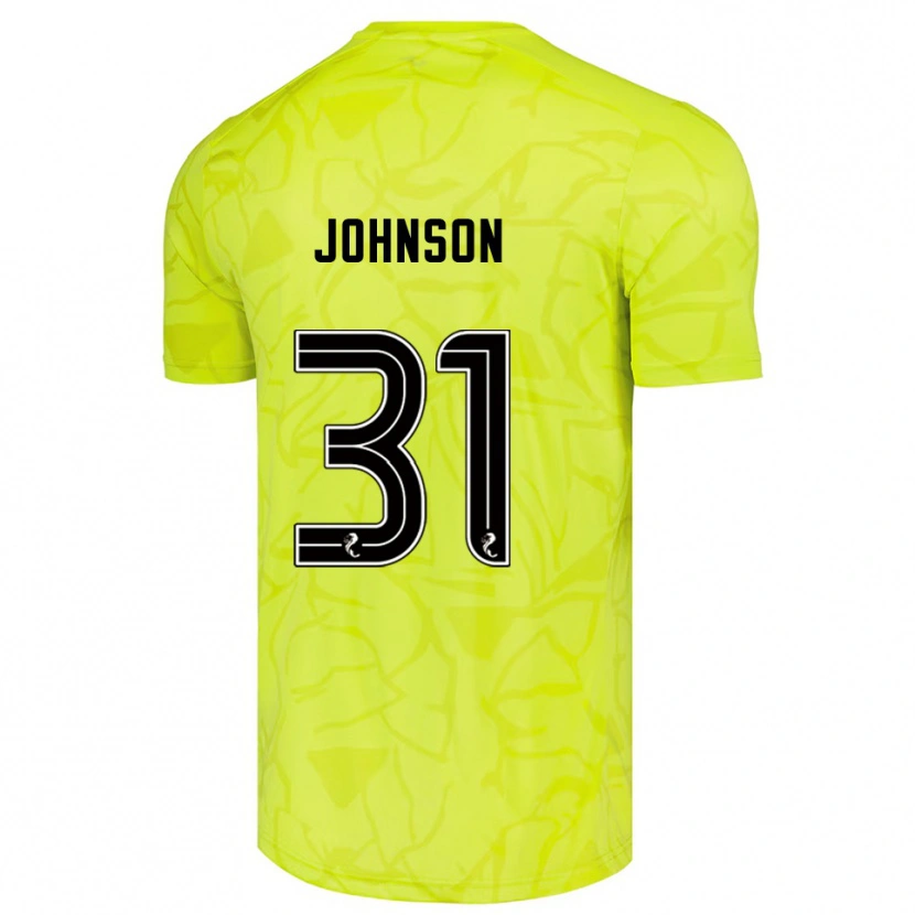 Danxen Mulher Murray Johnson #31 Amarelo Preto Camisola Guarda-Redes 2025/26 Camisa