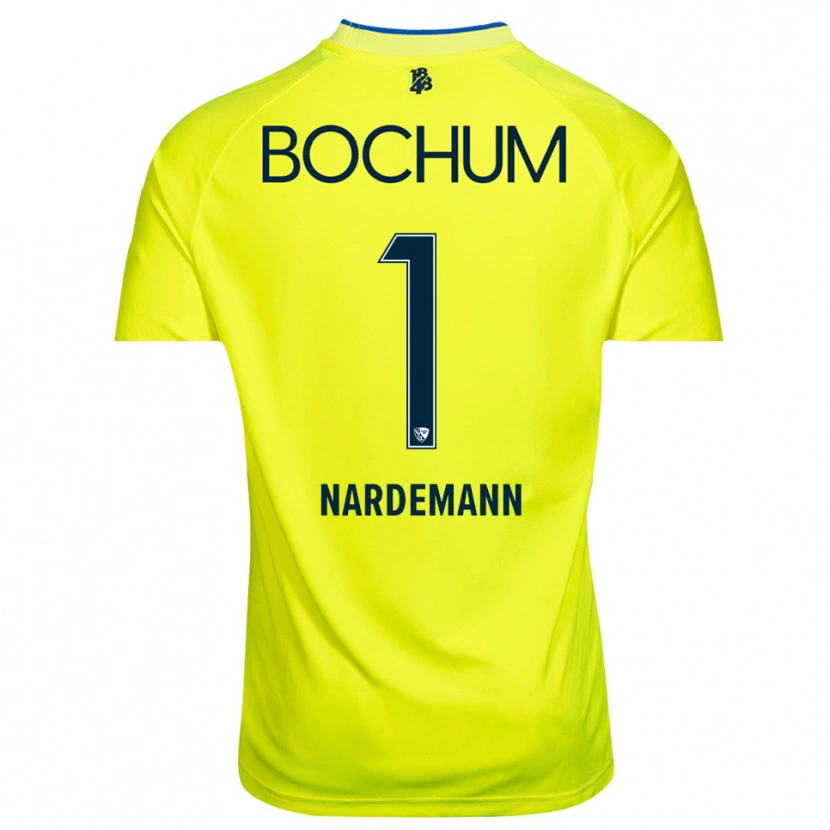 Danxen Mulher Kari Närdemann #1 Verde Amarelo Camisola Guarda-Redes 2025/26 Camisa