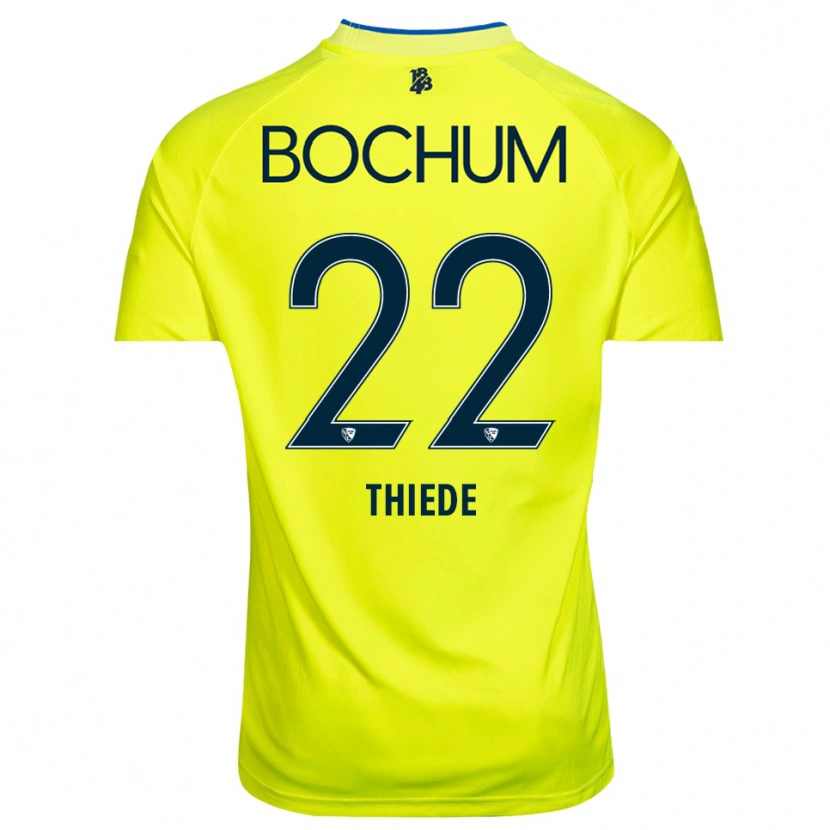 Danxen Mulher Niclas Thiede #22 Verde Amarelo Camisola Guarda-Redes 2025/26 Camisa