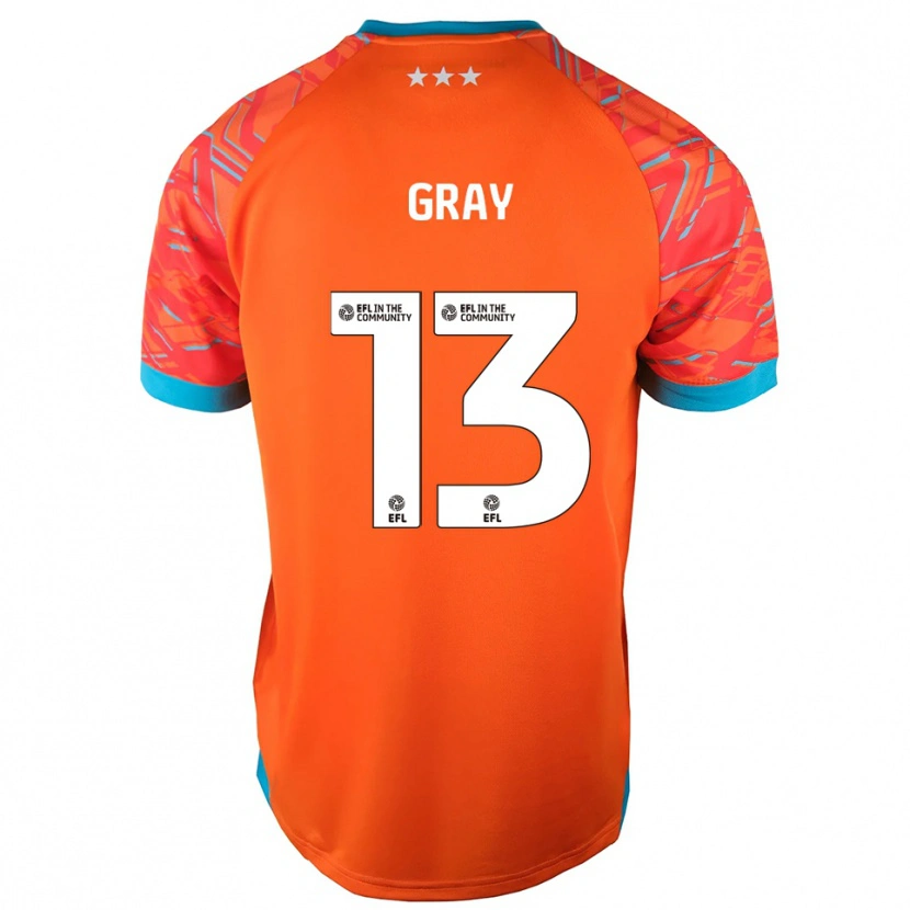 Danxen Mulher Henry Gray #13 Branco Laranja Camisola Guarda-Redes 2025/26 Camisa