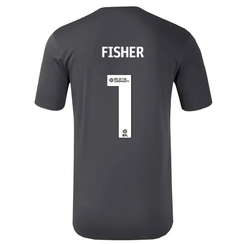 Danxen Mulher Nathan Fisher #1 Branco Preto Camisola Guarda-Redes 2025/26 Camisa