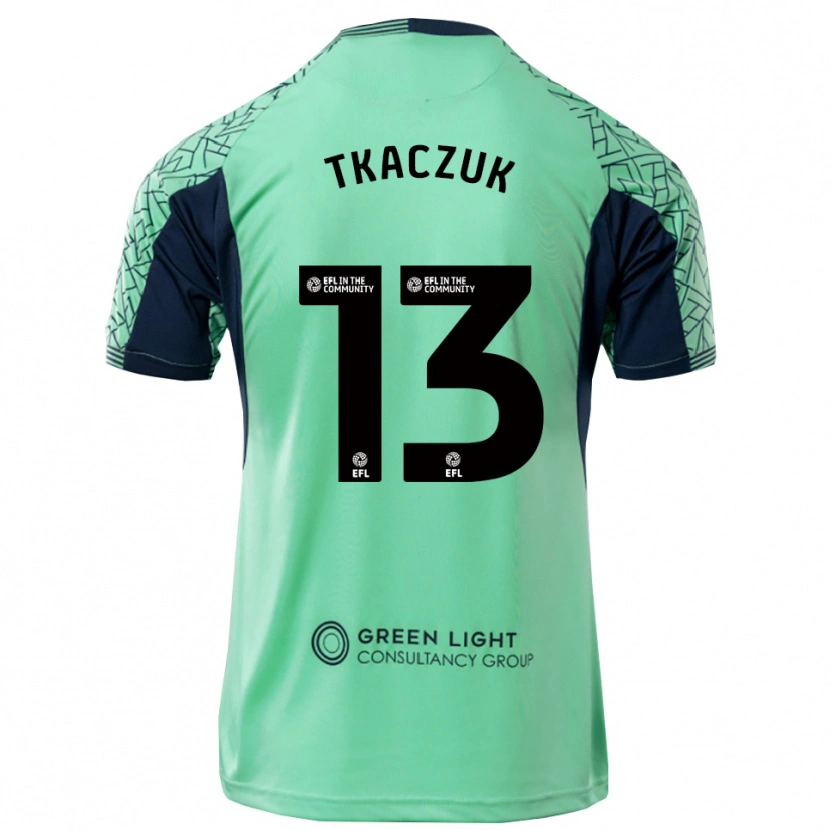 Danxen Mulher Nikodem Tkaczuk #13 Preto Ciano Camisola Guarda-Redes 2025/26 Camisa