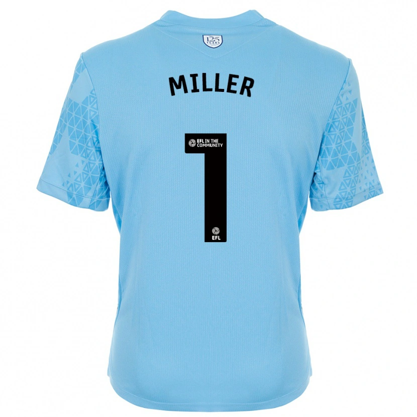 Danxen Mulher Anna Miller #1 Preto Azul Céu Camisola Guarda-Redes 2025/26 Camisa