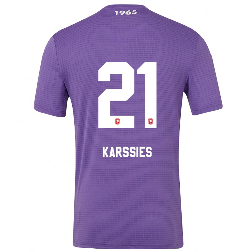 Danxen Mulher Sam Karssies #21 Roxo Médio Camisola Guarda-Redes 2025/26 Camisa