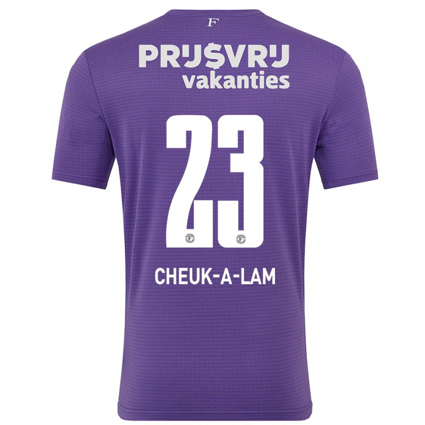 Danxen Mulher Lee-Quincy Cheuk-A-Lam #23 Roxo Branco Camisola Guarda-Redes 2025/26 Camisa