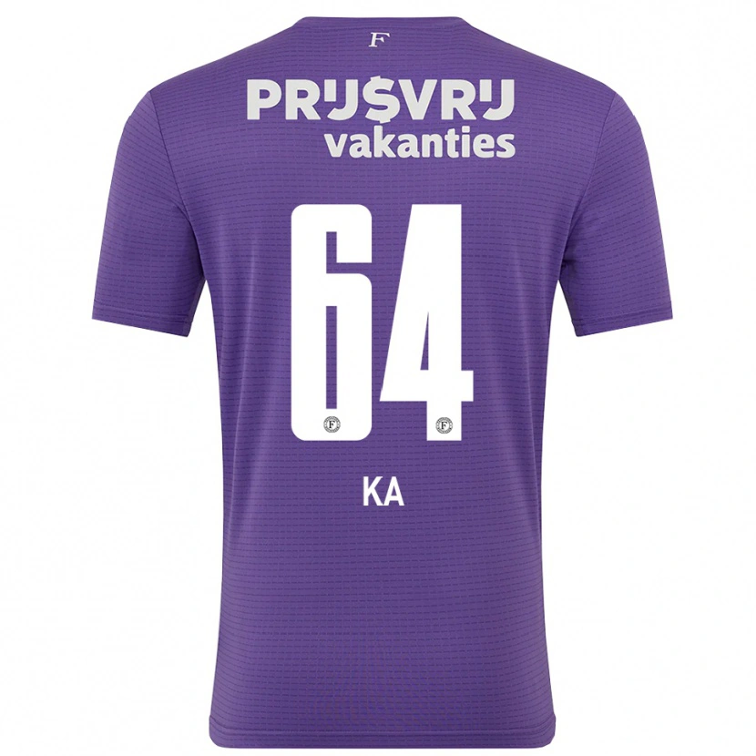 Danxen Mulher Ismail Ka #64 Roxo Branco Camisola Guarda-Redes 2025/26 Camisa