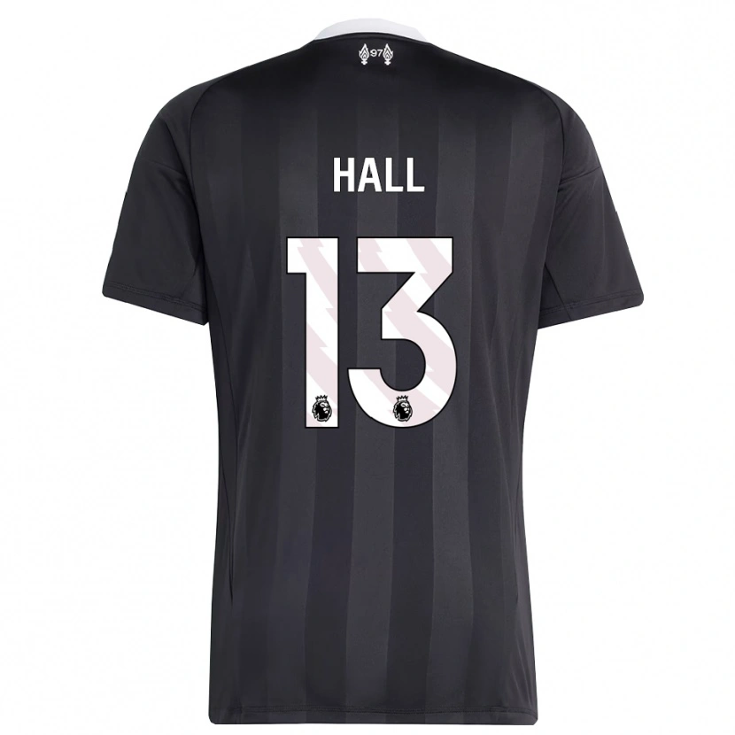 Danxen Mulher Bailey Hall #13 Preto Branco Camisola Guarda-Redes 2025/26 Camisa
