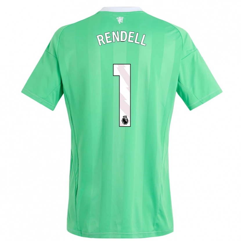 Danxen Mulher Kayla Rendell #1 Verde Esmeralda Camisola Guarda-Redes 2025/26 Camisa