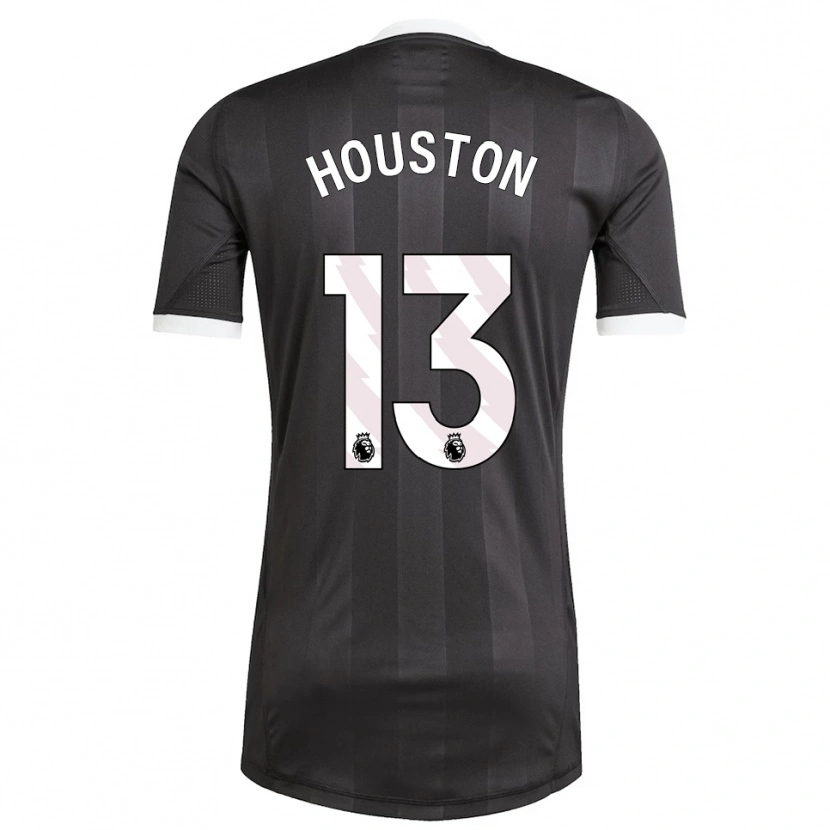 Danxen Mulher Theo Houston #13 Preto Branco Camisola Guarda-Redes 2025/26 Camisa